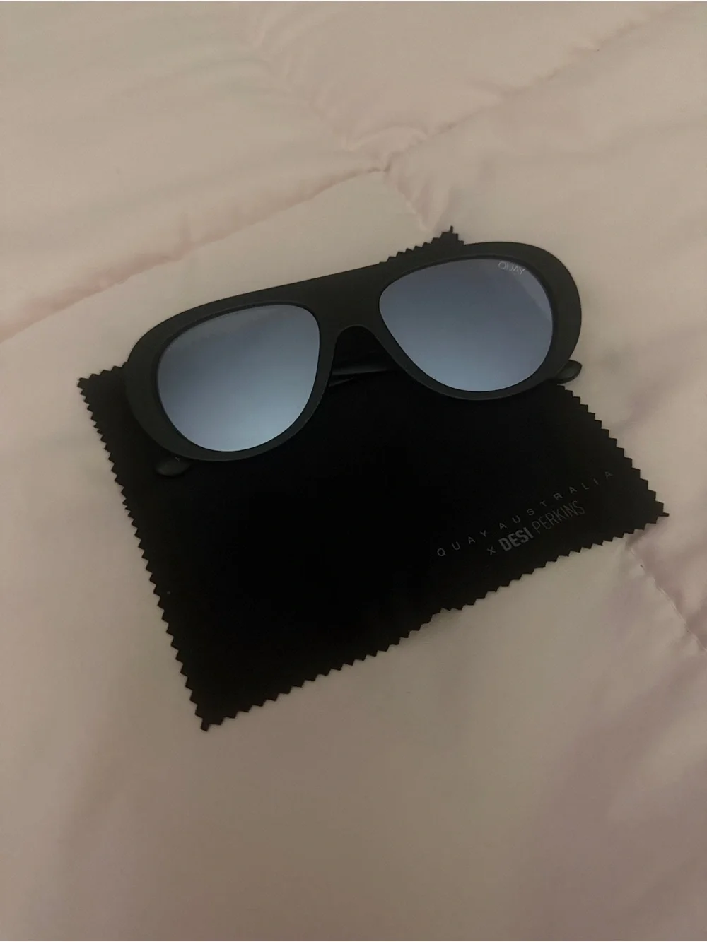 Quay Australia Black Frame Sunglasses